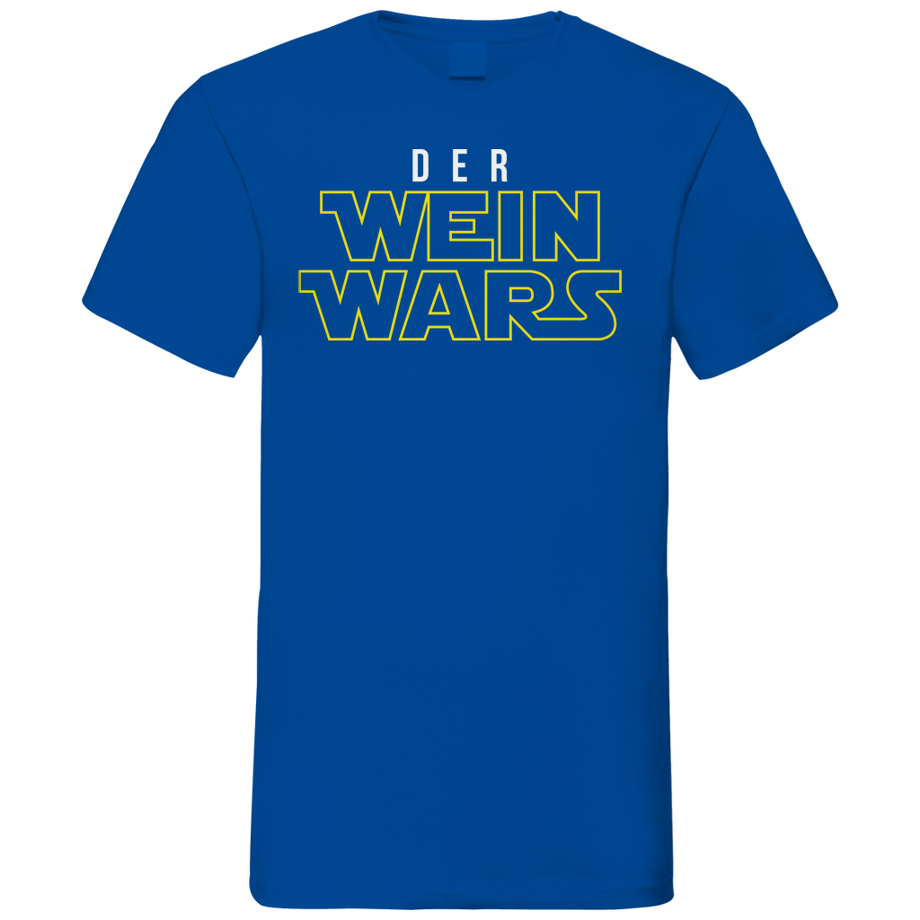 Der Wein Wars Star Wars - Herren V-Neck Shirt Royal Blue