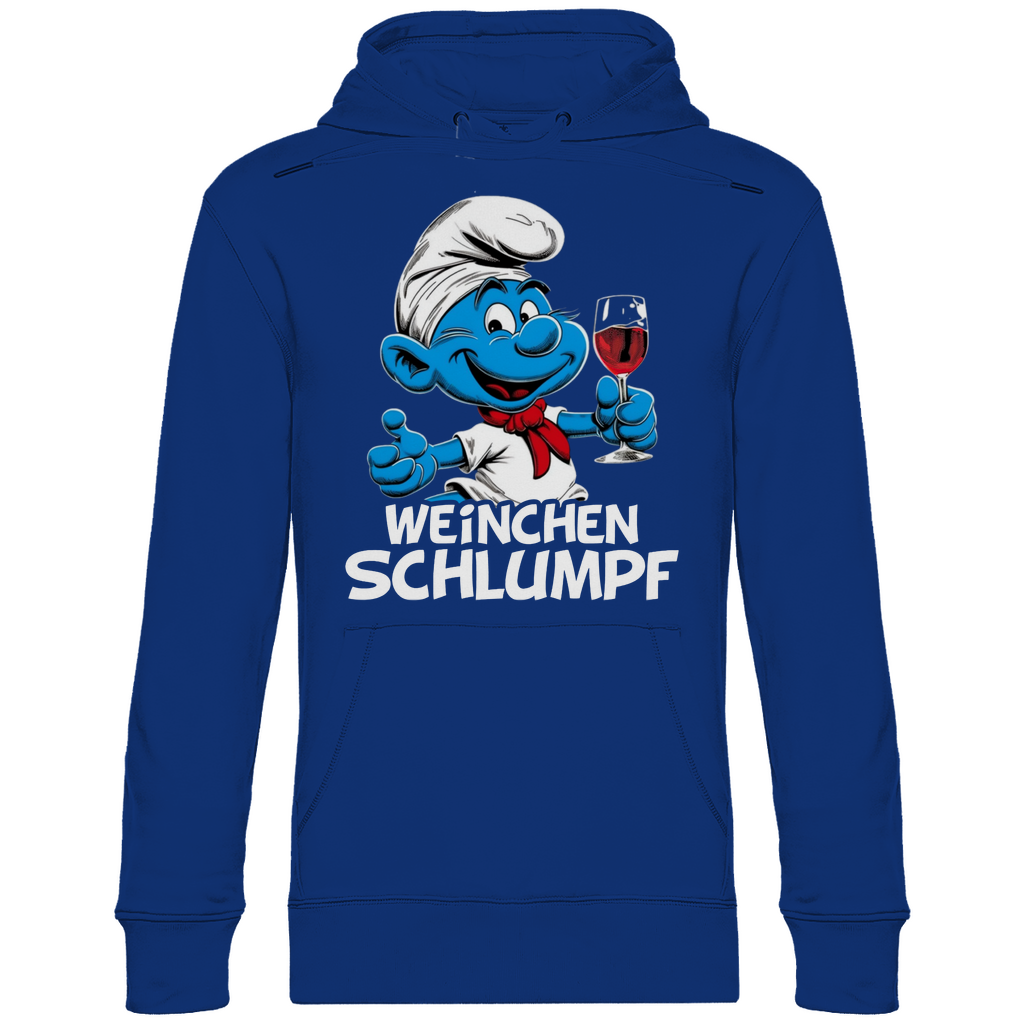 Weinchen Schlumpf Grafik - Unisex Hoodie Royal