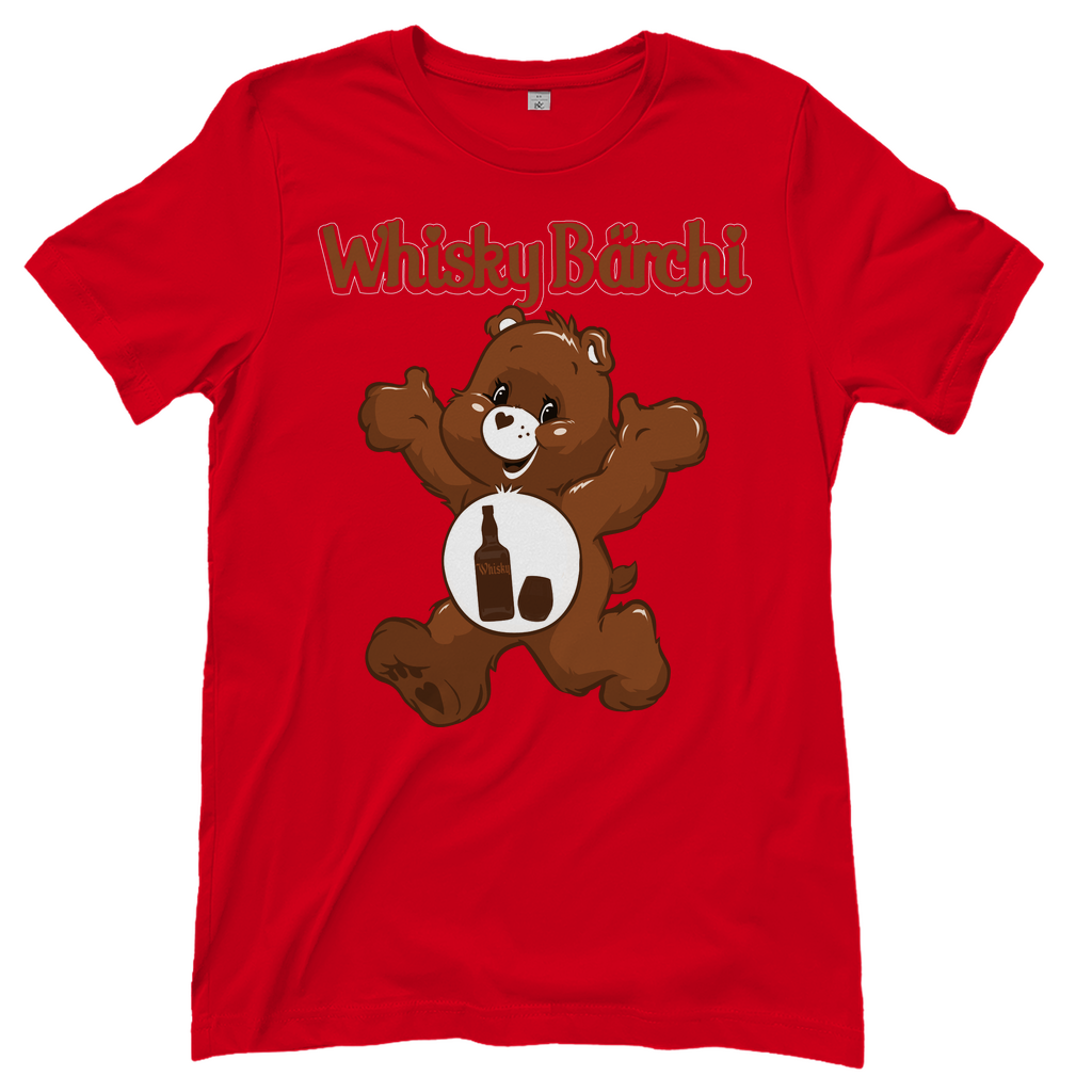Whisky Bärchi - Glücksbärchi - Damenshirt Red