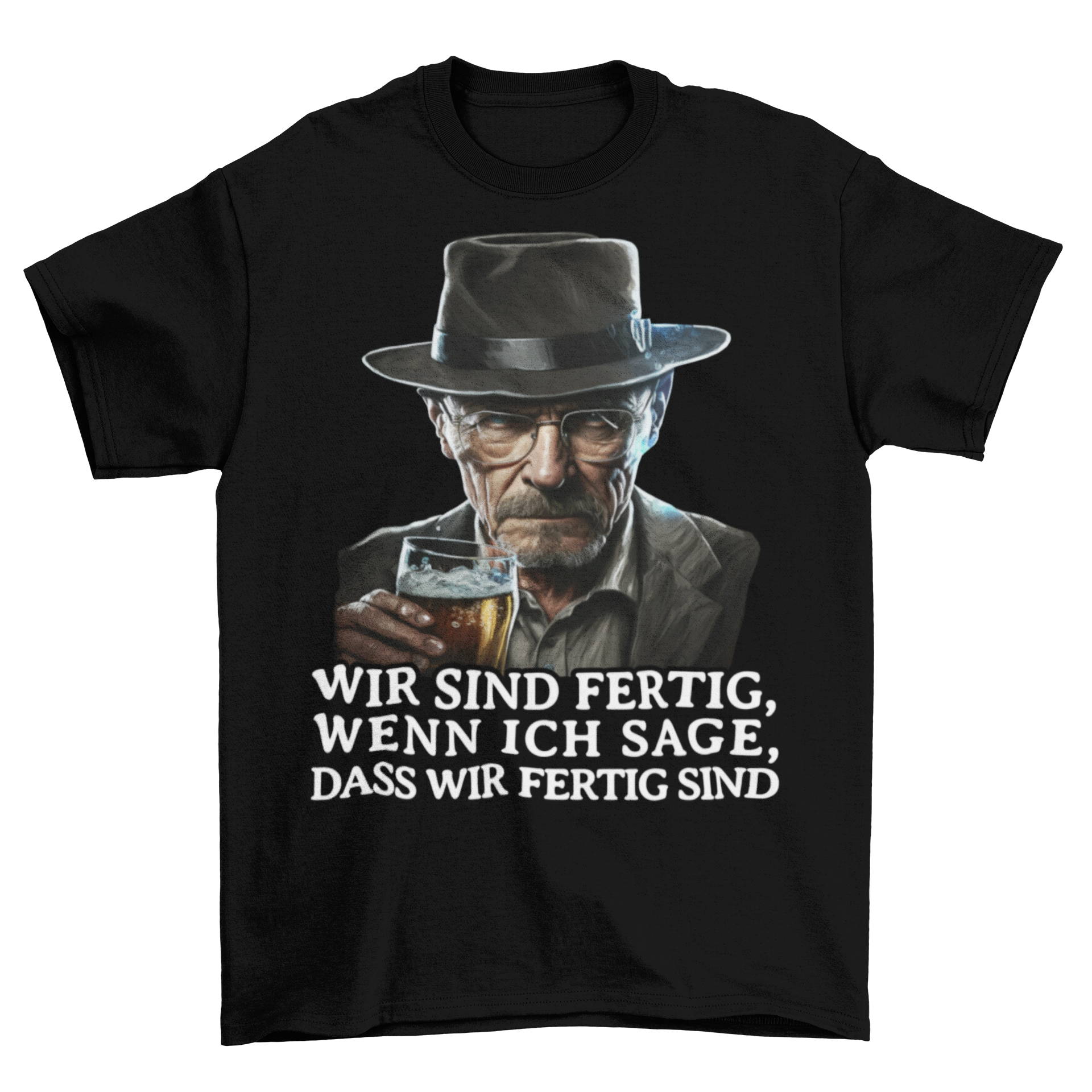 Heisenberg wir sind fertig - Herren Shirt Black