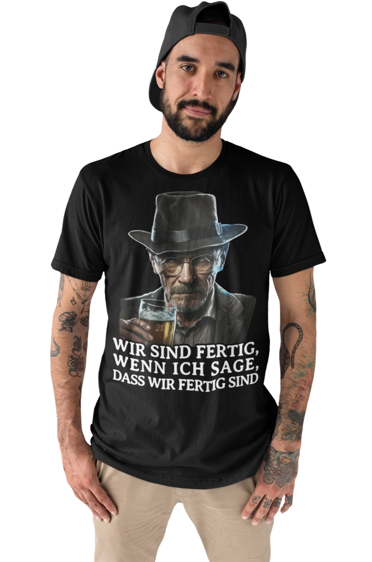 Walter White wir sind fertig wenn ich sage das wir fertig sind Bier - Herren Premium Bio T-Shirt