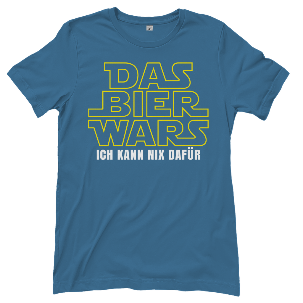 Das Bier Wars ich kann nix dafür Star Wars - Damenshirt Stone Blue