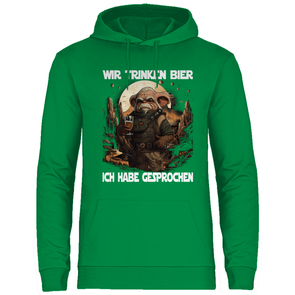 Wir trinken Bier ich habe gesprochen - Mandalorian - Unisex Hoodie