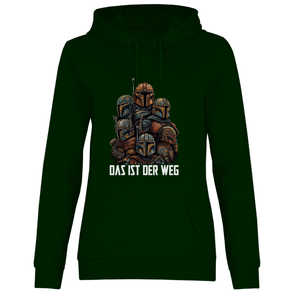 Das ist der Weg - Mandalorianer Gruppe - Damen Hoodie Forest Green