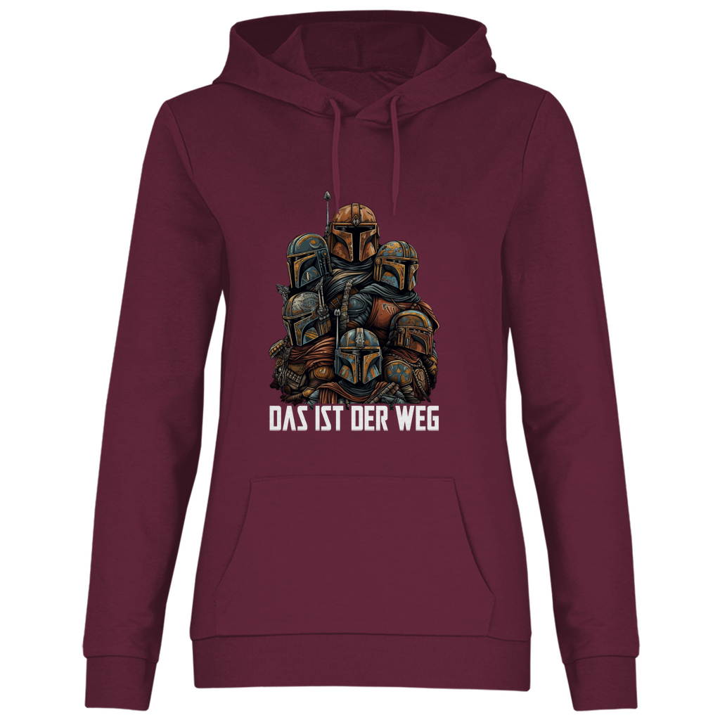 Das ist der Weg - Mandalorianer Gruppe - Damen Hoodie Wine