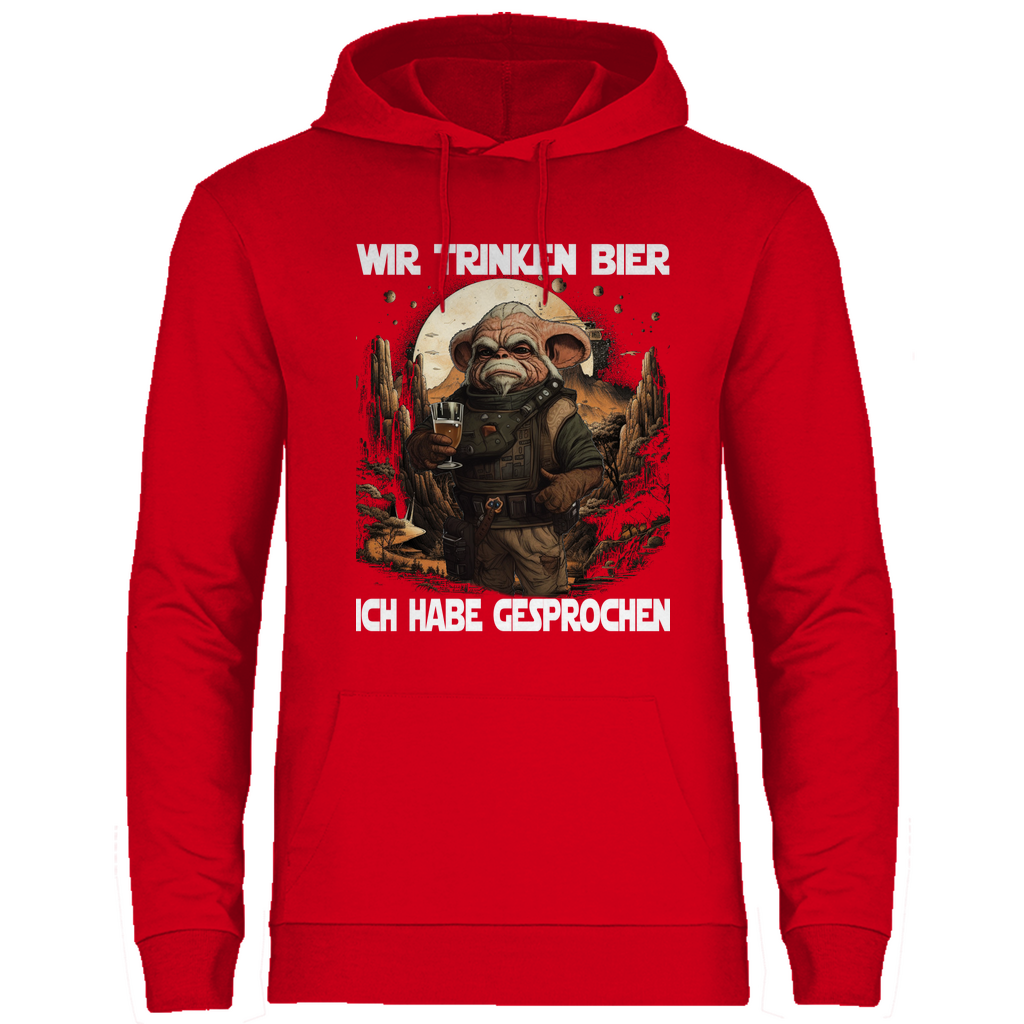 Wir trinken Bier ich habe gesprochen - Mandalorian - Unisex Hoodie