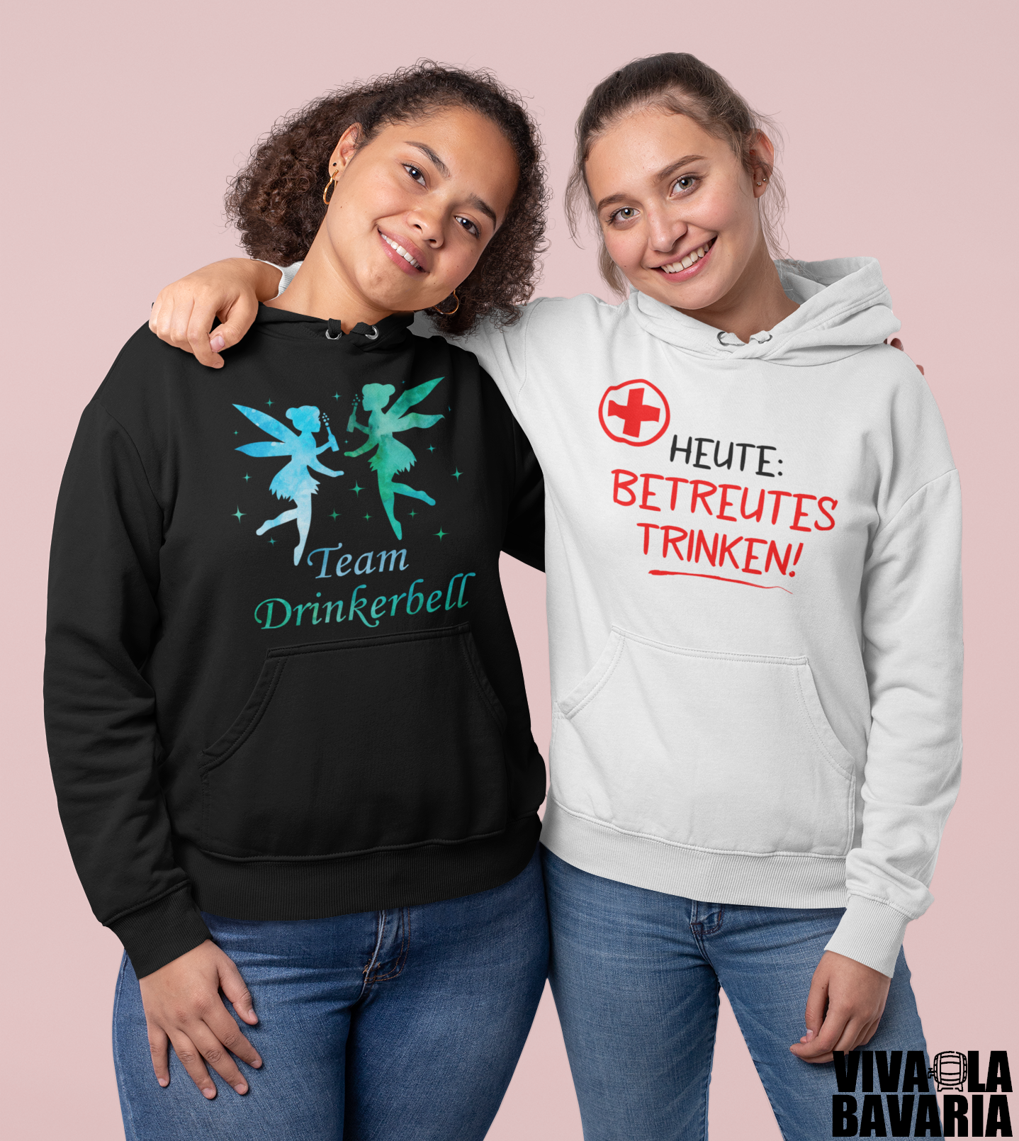 Freundinnen mit Vivalabavaria Damen Hoodies