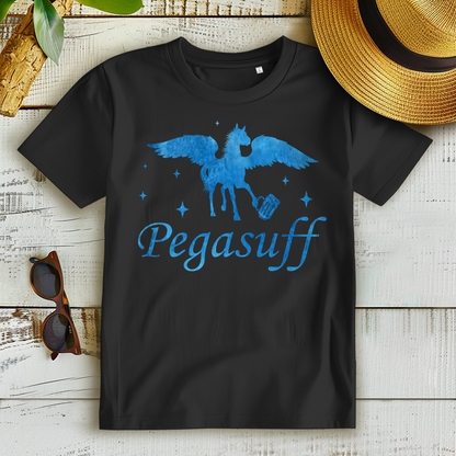 Pegasuff Shirt Damen – Lustiges Pegasus Design mit Bierkrug und Suffwitz