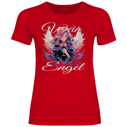 Wein Engel - Damenshirt