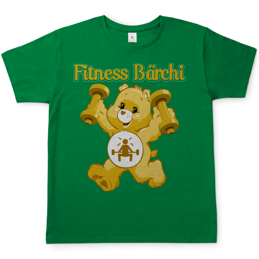 Fitness Bärchi - Glücksbärchi - Herren Shirt Kelly Green
