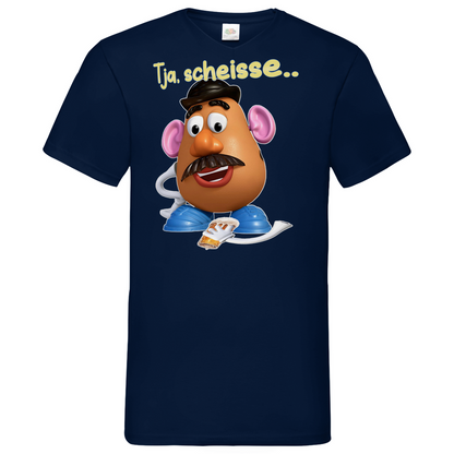 Tja, scheisse - Charlie Naseweis Toy Story - Herren V-Neck Shirt Navy