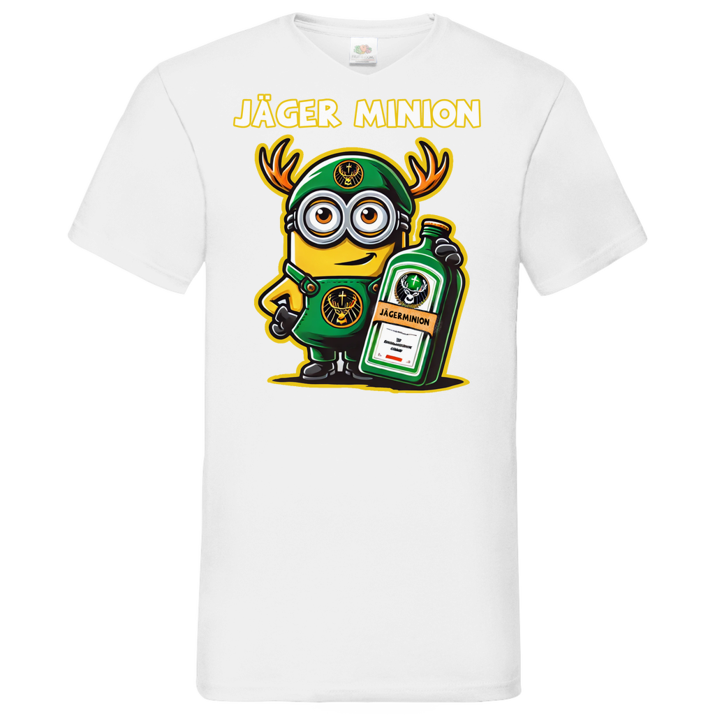 Jäger Minion - Herren V-Neck Shirt