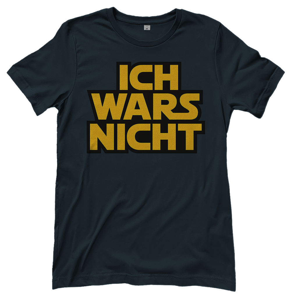 Ich Wars Nicht - Damen T-Shirt Dark Grey Solid