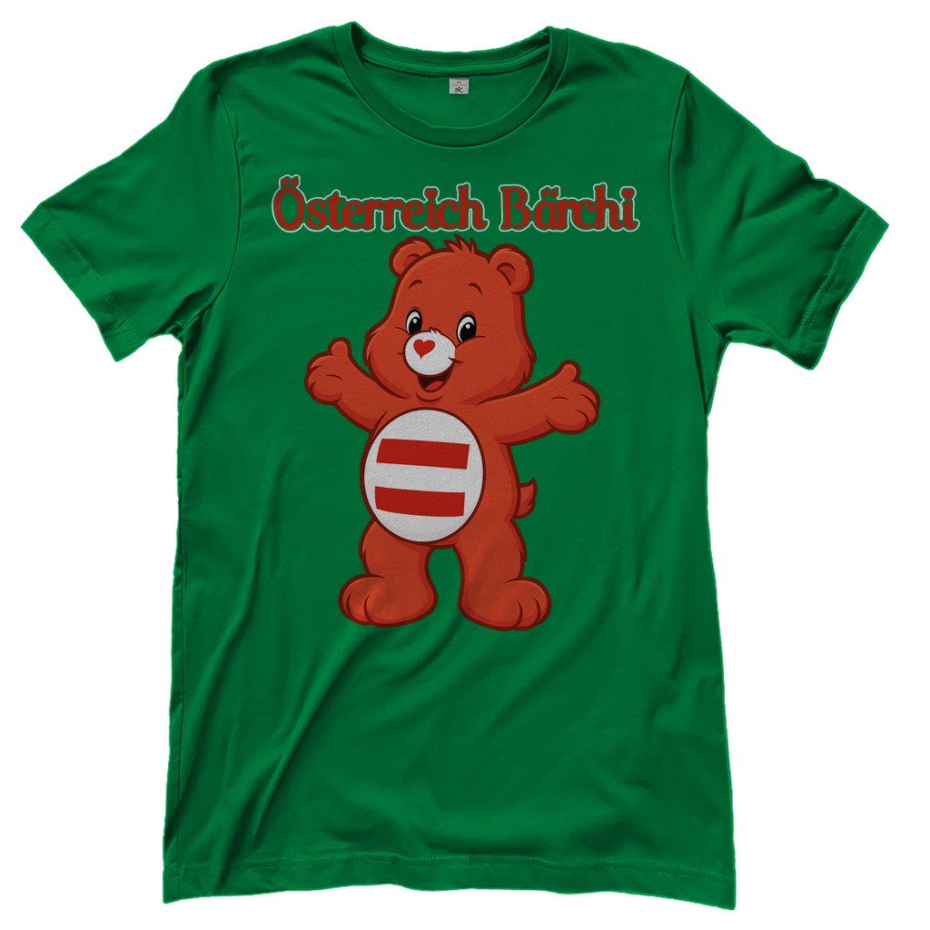 Österreich Bärchi - Glücksbärchi - Damen T-Shirt Kelly Green