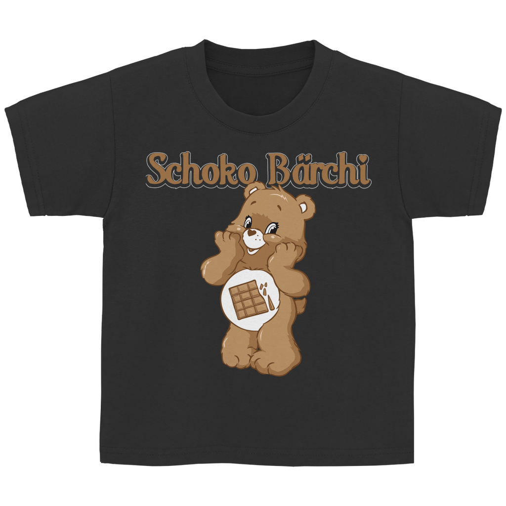 Schoko Bärchi - Glücksbärchi - Kinder Shirt Black