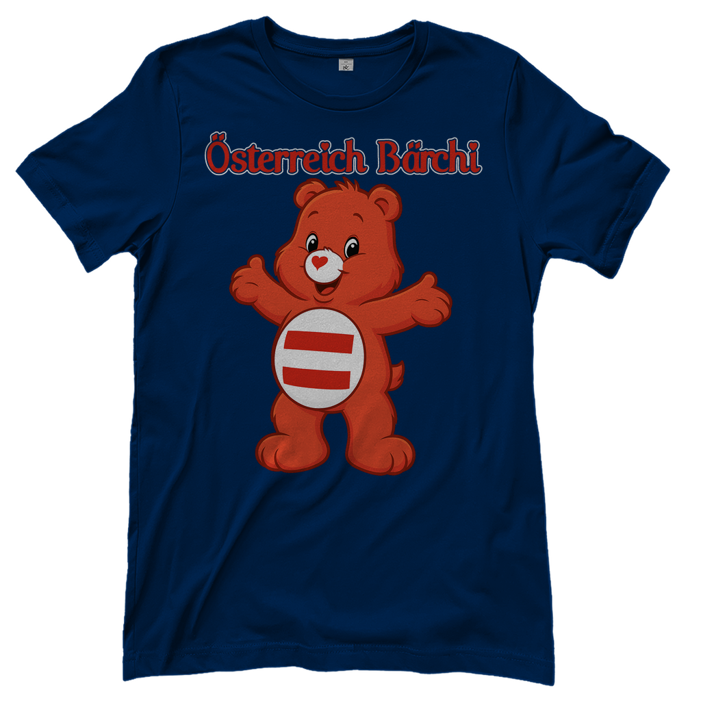 Österreich Bärchi - Glücksbärchi - Damen T-Shirt Navy