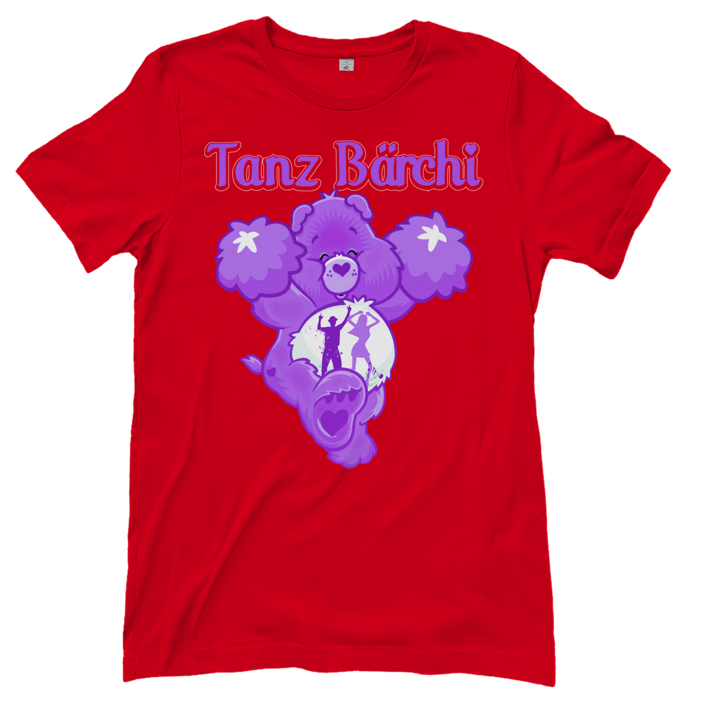 Tanz Bärchi - Glücksbärchi - Damenshirt Red