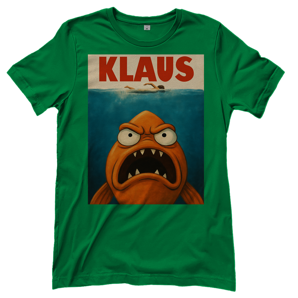 Klaus der Weiße Hai American Dad Mashup - Damen T-Shirt Kelly Green