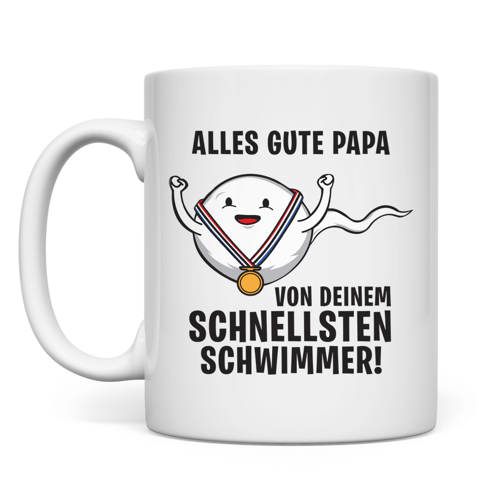 Alles gute Papa von deinem schnellsten Schwimmer! - Tasse