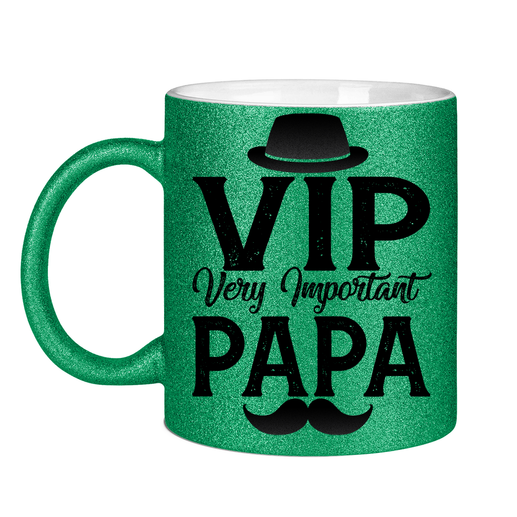 VIP very important Papa - Glitzertasse