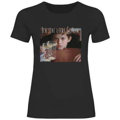 Ich sehe leere Gläser - Damenshirt Black