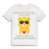 Herren Premium Bio T-Shirt Glücksbärchi Bär – Wer nicht mit mir auskommt Spruch White