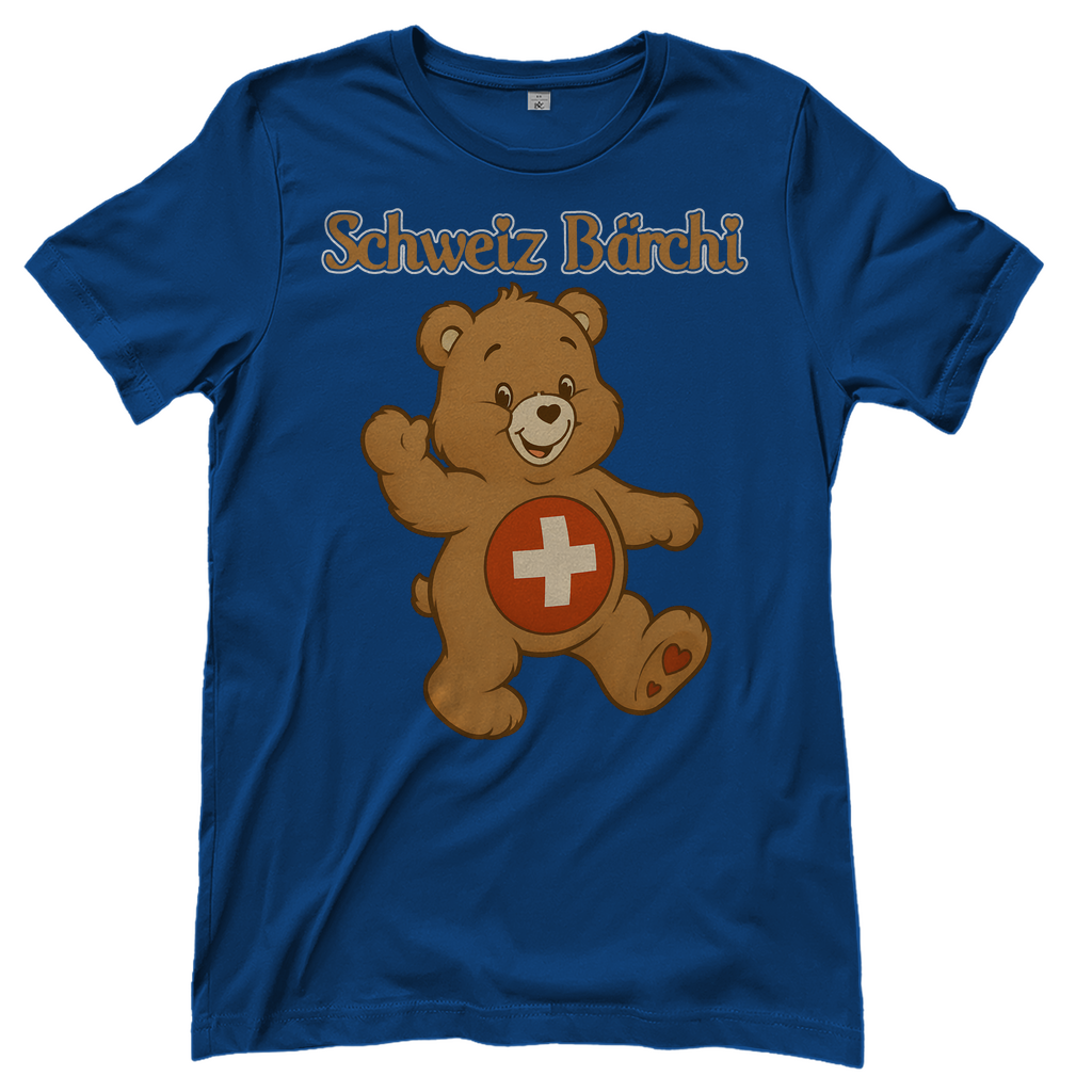 Schweiz Bärchi - Glücksbärchi - Damen T-Shirt Royal Blue