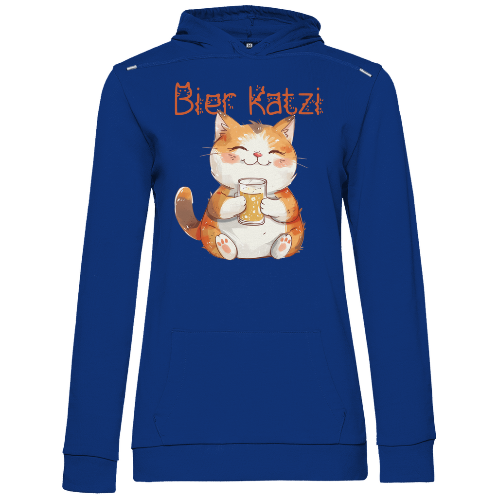 Bier Katzi Katze - Damen Hoodie