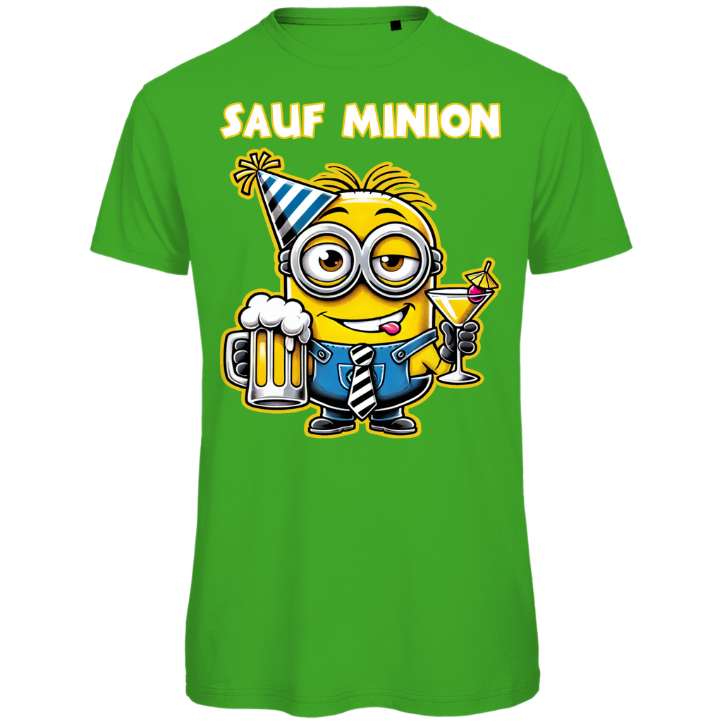 Sauf Minion - Herren Premium Bio T-Shirt