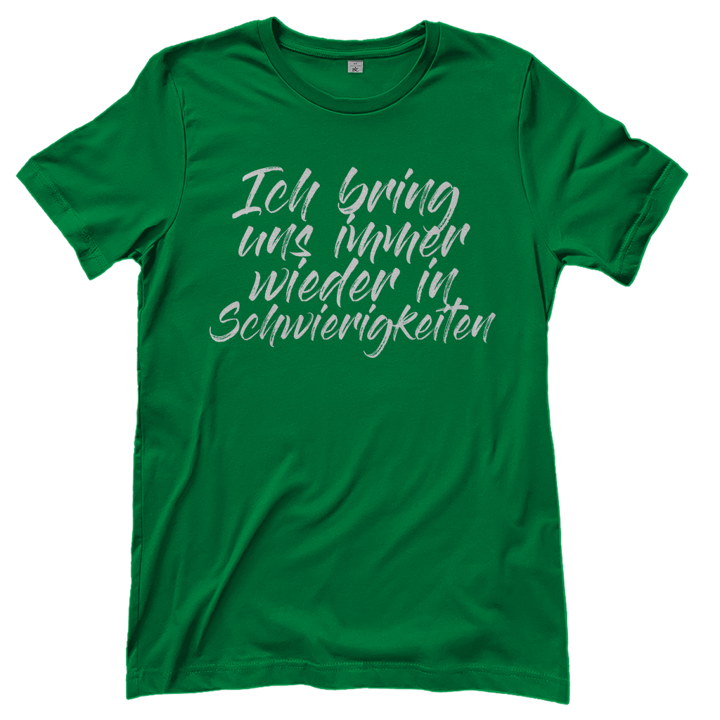 Ich bin die Laute Gruppendesigns - Ich bringe Schwierigkeiten - Damenshirt