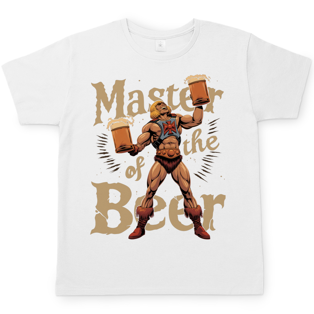 He-Man Master of the Beer - Herren T-Shirt White