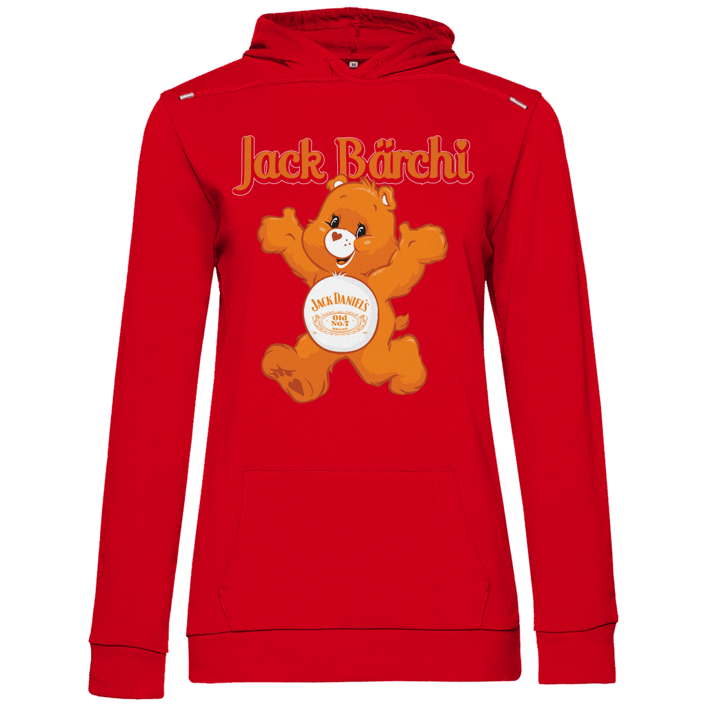 Jack Bärchi - Glücksbärchi - Damen Hoodie Red M