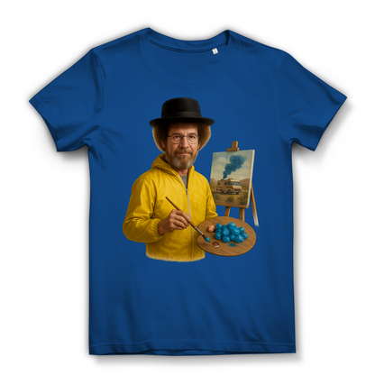 Bob Ross x Walter White Breaking Bad Mashup - Damen Premium Bio T-Shirt
