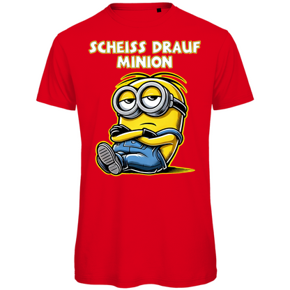 Scheiss drauf Minion - Herren Premium Bio T-Shirt