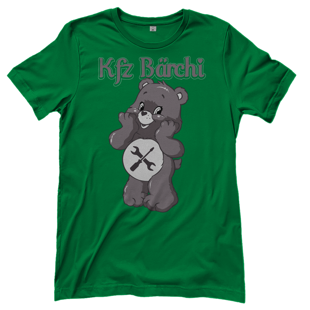 KFZ Bärchi - Glücksbärchi - Damenshirt Kelly Green
