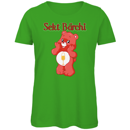 Sekt Bärchi - Glücksbärchi - Damen Premium Bio T-Shirt Real Green