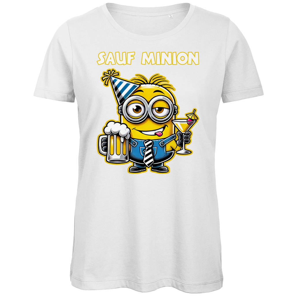 Sauf Minion - Damen Premium Bio T-Shirt