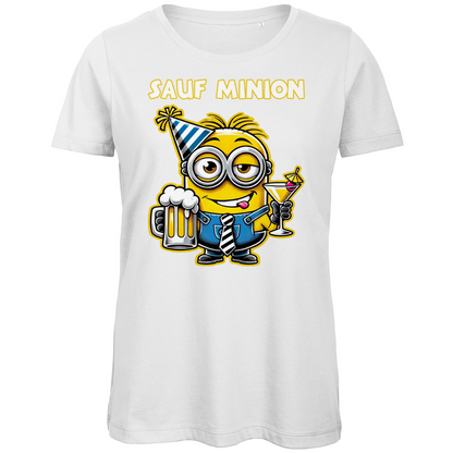 Sauf Minion - Damen Premium Bio T-Shirt
