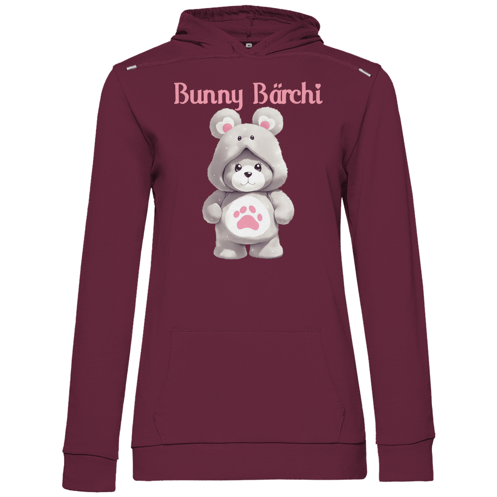 Bunny Bärchi - Glücksbärchi - Damen Hoodie Wine
