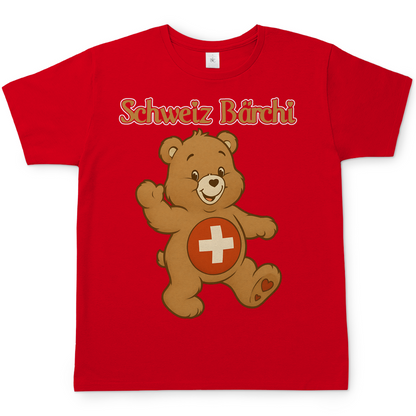 Schweiz Bärchi - Glücksbärchi - Herren T-Shirt