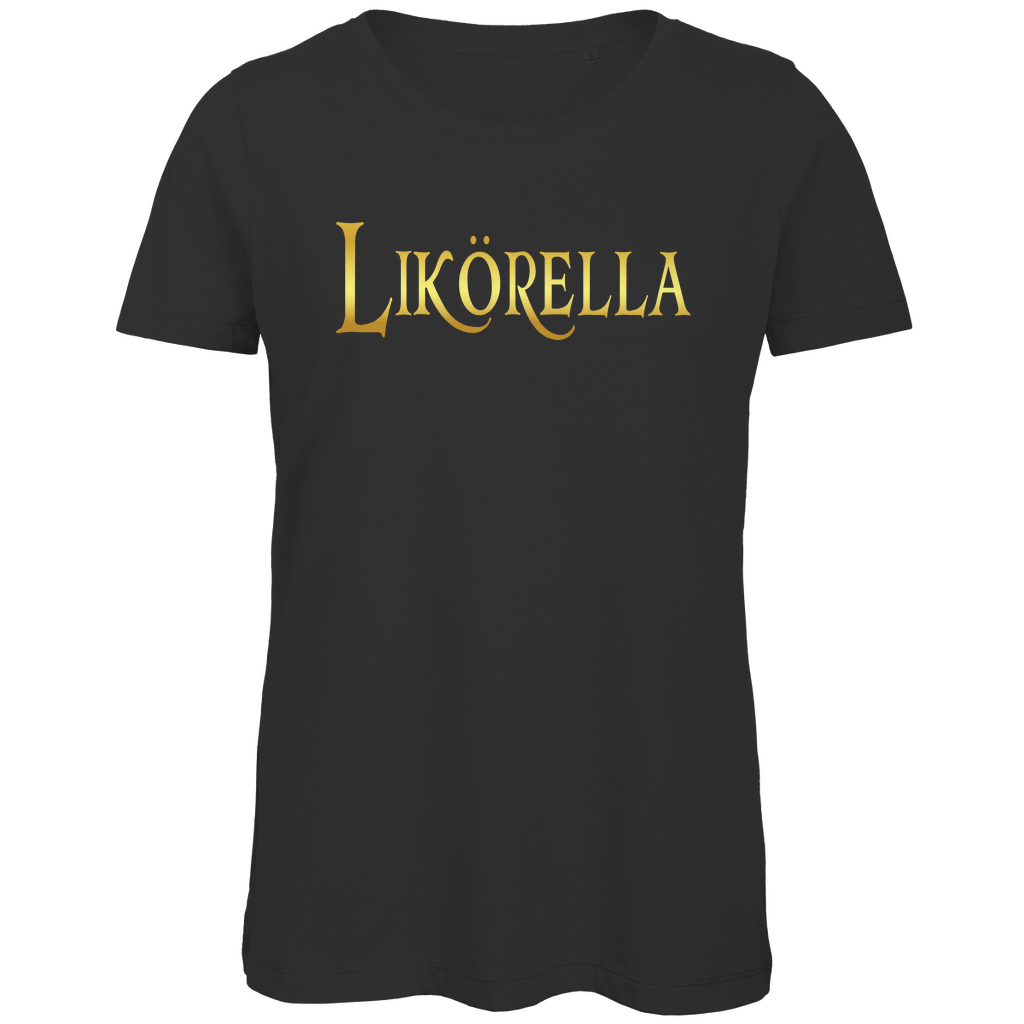 Likörella - Prinzessin Gold - Damen Premium Bio T-Shirt Black