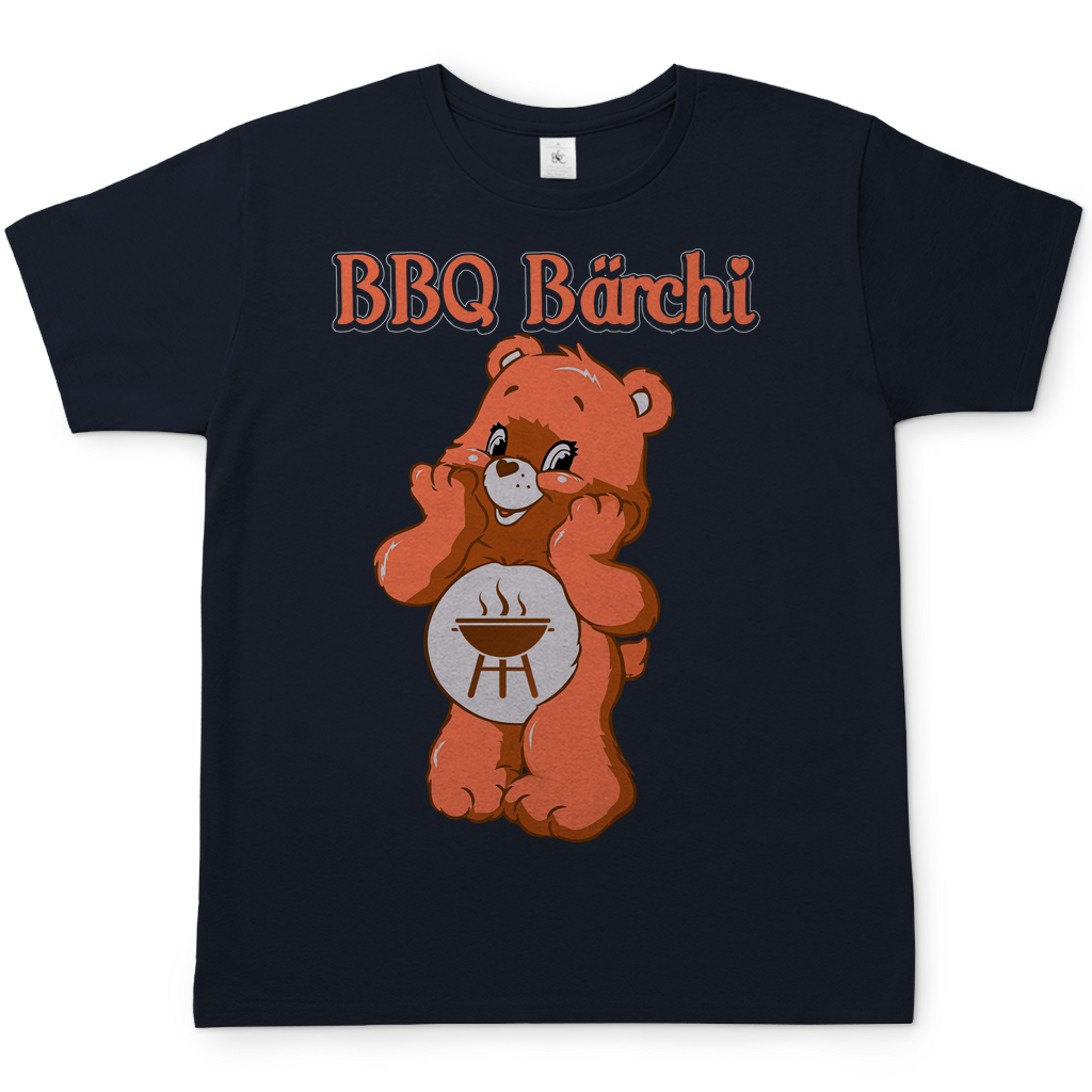 BBQ Bärchi - Glücksbärchi - Herren Shirt Navy
