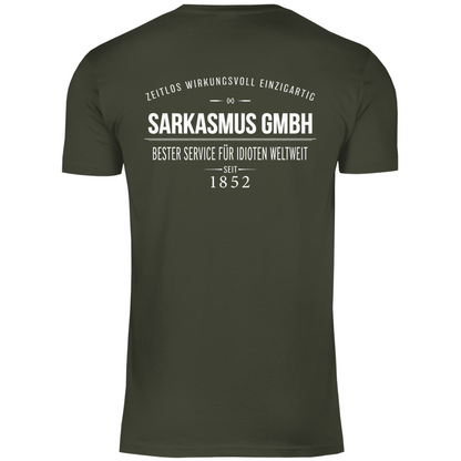 Sarkasmus GmbH bester Service für Idioten weltweit - Herren Shirt Urban Khaki
