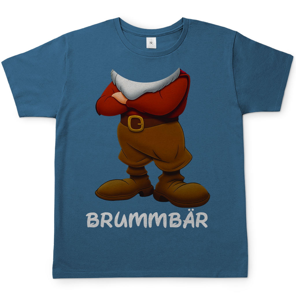 Schneewittchen und die 7 Zwerge - Brummbär - Herren Shirt Stone Blue