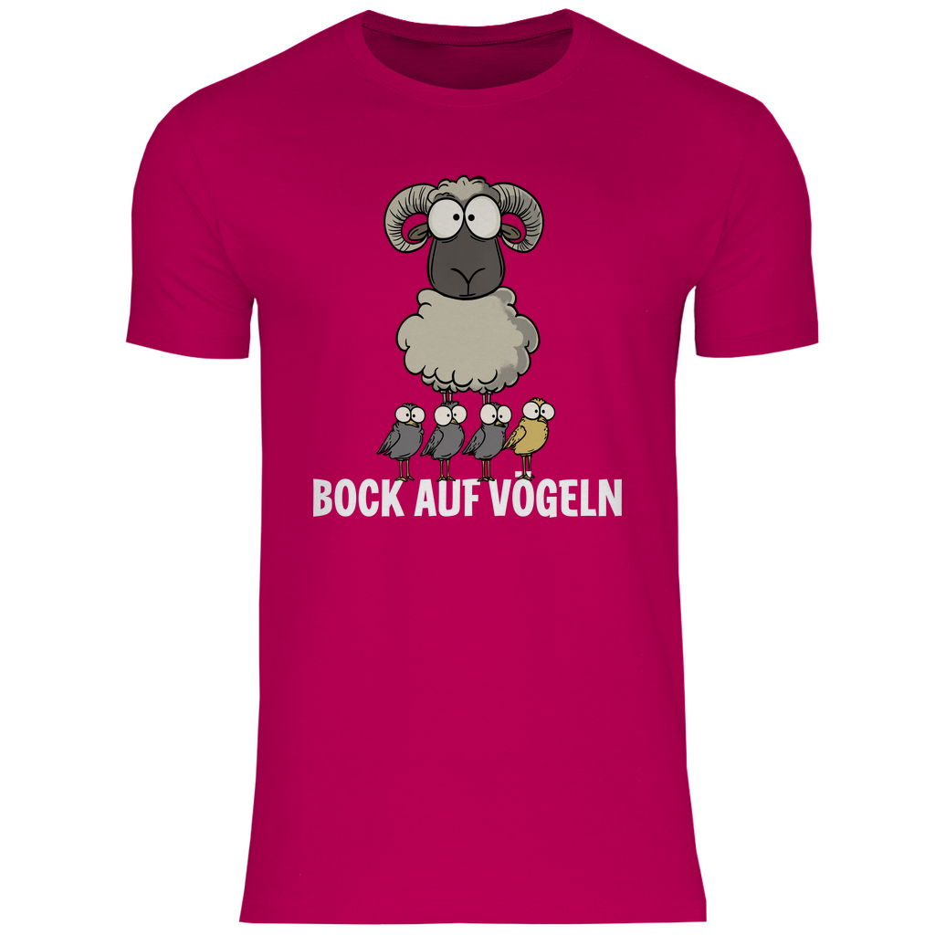 Bock auf Vögeln - Herren Shirt