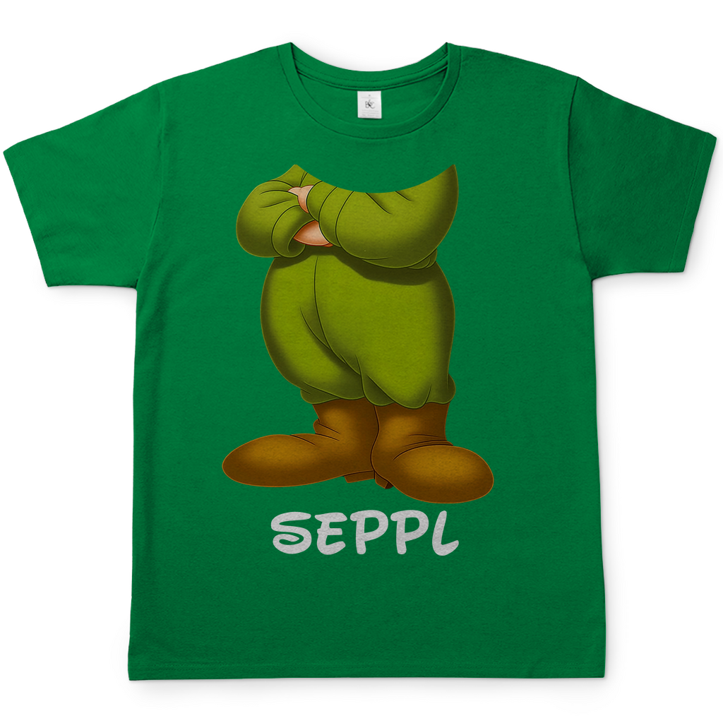 Schneewittchen und die 7 Zwerge - Seppl - Herren Shirt Kelly Green