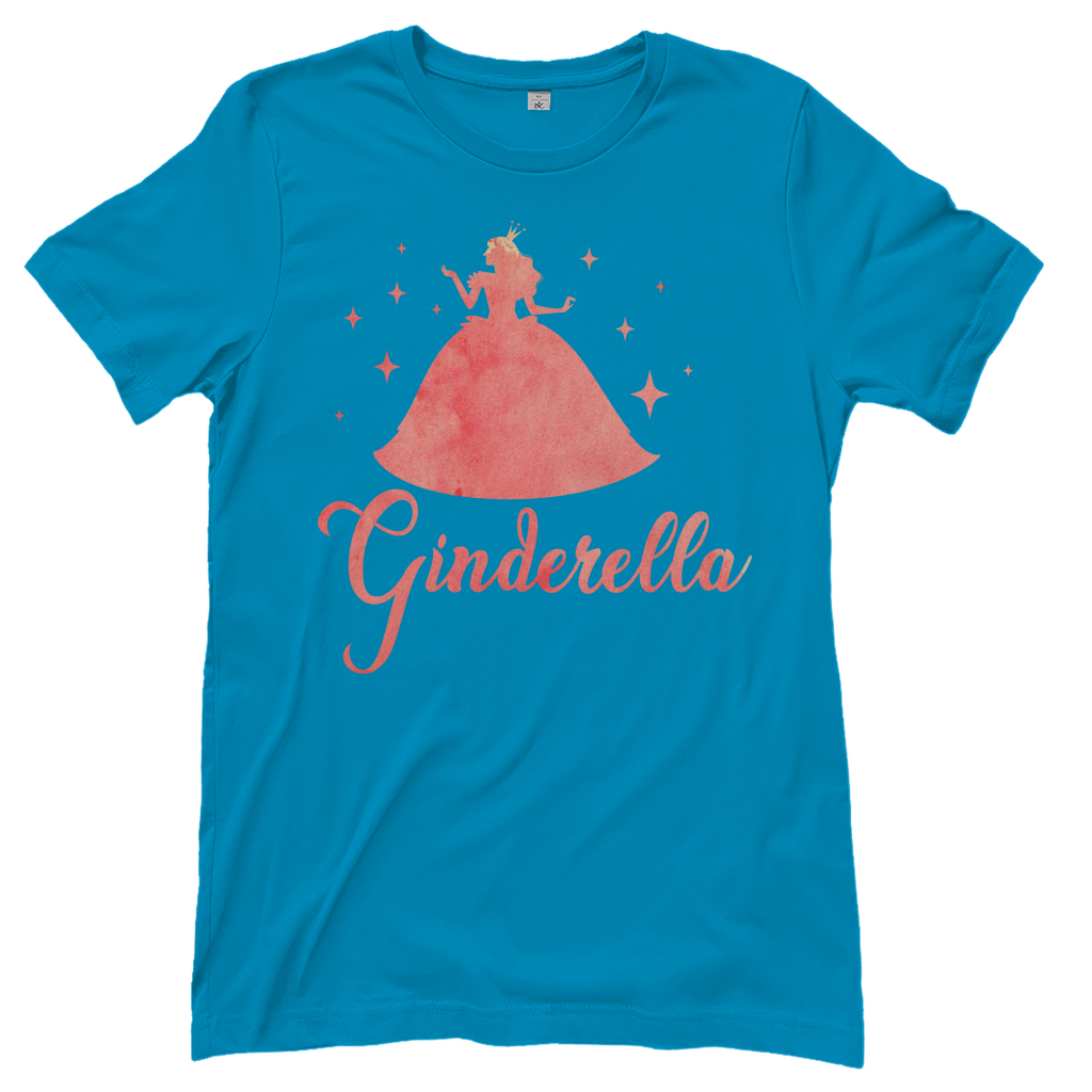 Ginderella - Prinzessin Aquarell - Damenshirt Atoll