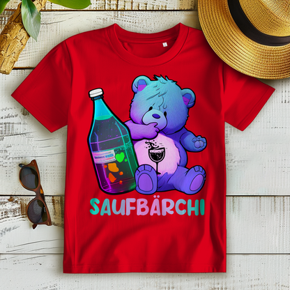 Saufbärchi - Glücksbärchi - Damen Premium Bio T-Shirt
