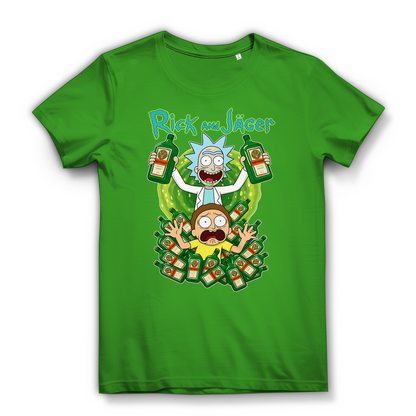Rick and Jäger mit Morty Jägermeister - Damen Premium Bio T-Shirt