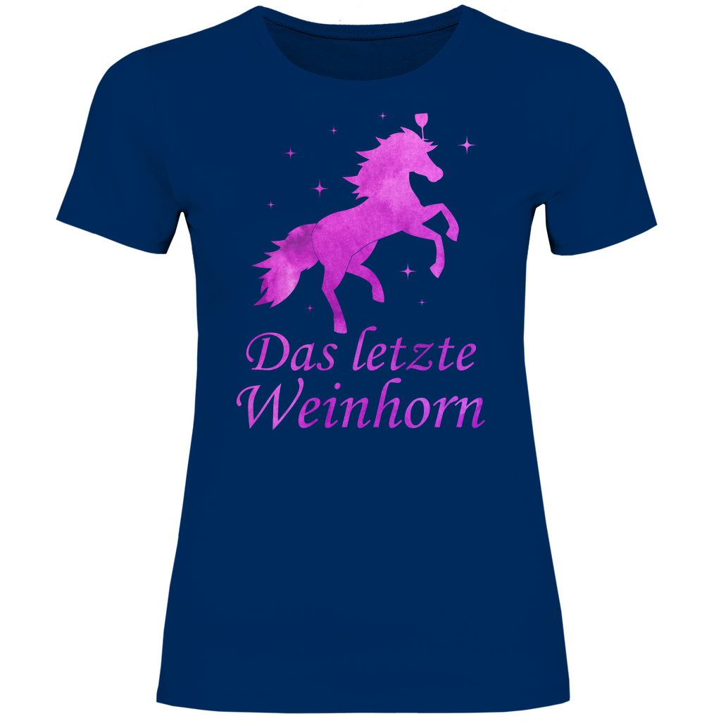 Das letzte Weinhorn - Prinzessin Aquarell - Damenshirt